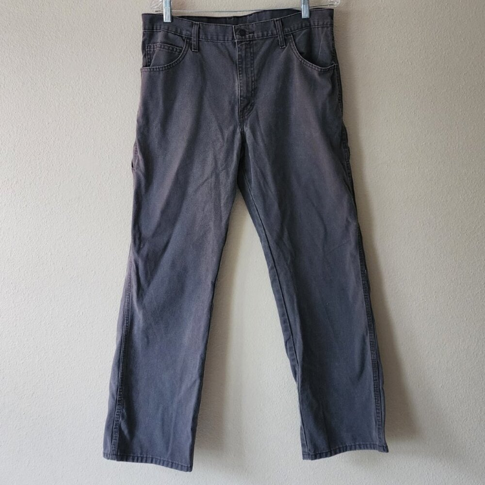 Dickies, 33x30, Grey, Mens Pants